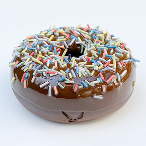 1825 Chocolate Rainbow Sprinkle Ceramic Donut