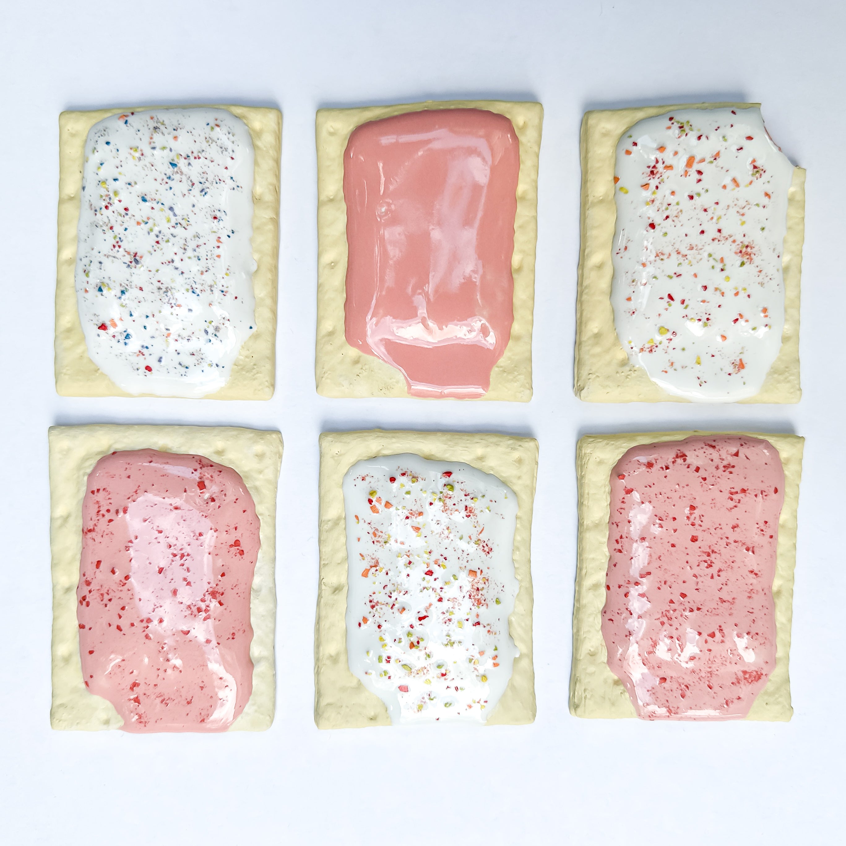 Porcelain Raspberry Poptart 1