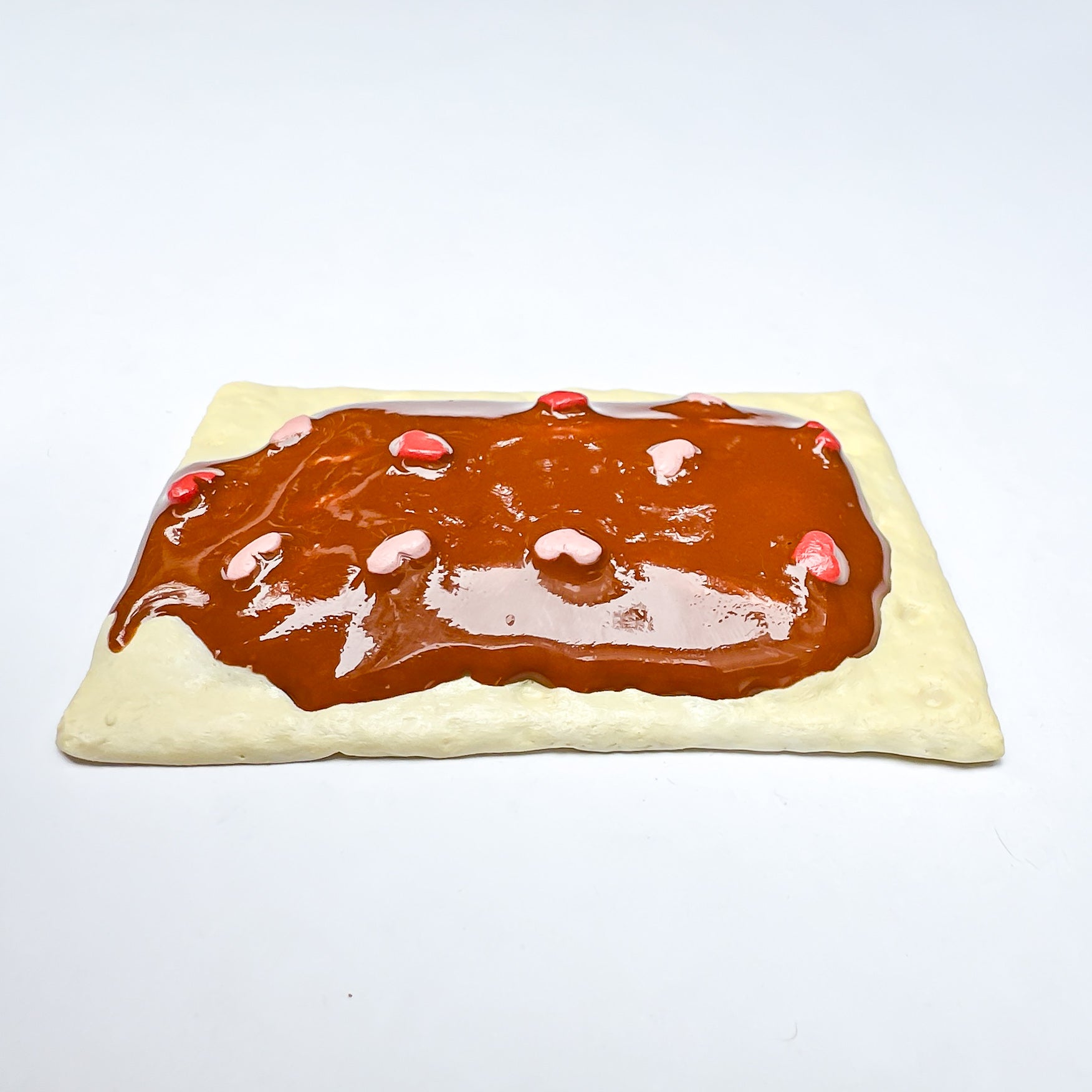SECOND Porcelain Glossy Icing Chocolate Heart Poptart