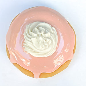 1809 Strawberry Cream Filled Ceramic Donut