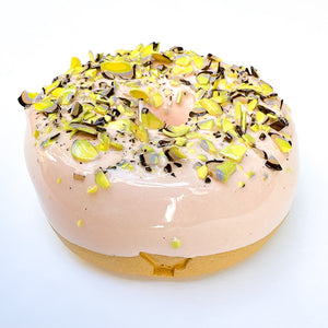 1969 Pink Pistachio Ceramic Donut